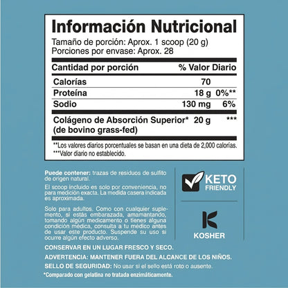 MOOI Colágeno Hidrolizado en Polvo Grass-Fed